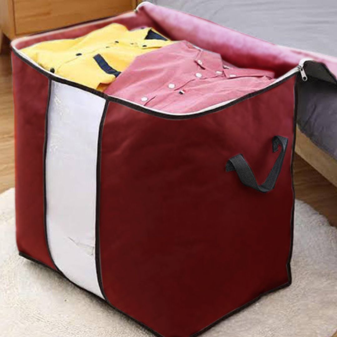 Non-Woven Storage Bag Portable Pack of 4