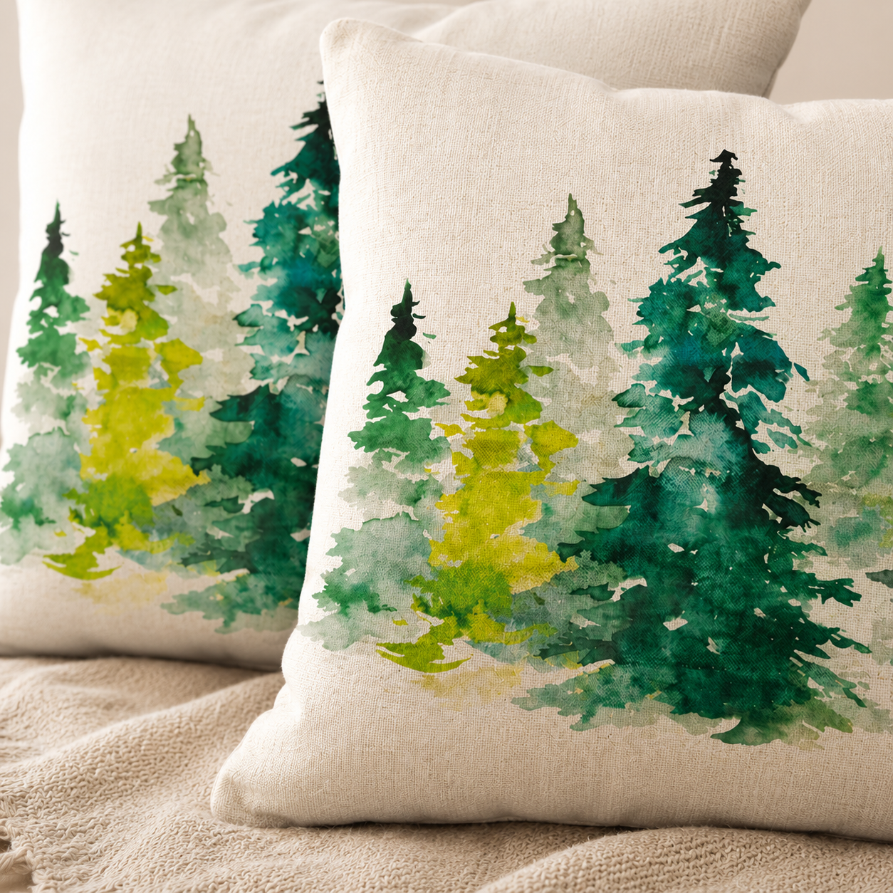 Nordic Pine  Cushion Cover Pack of 2
