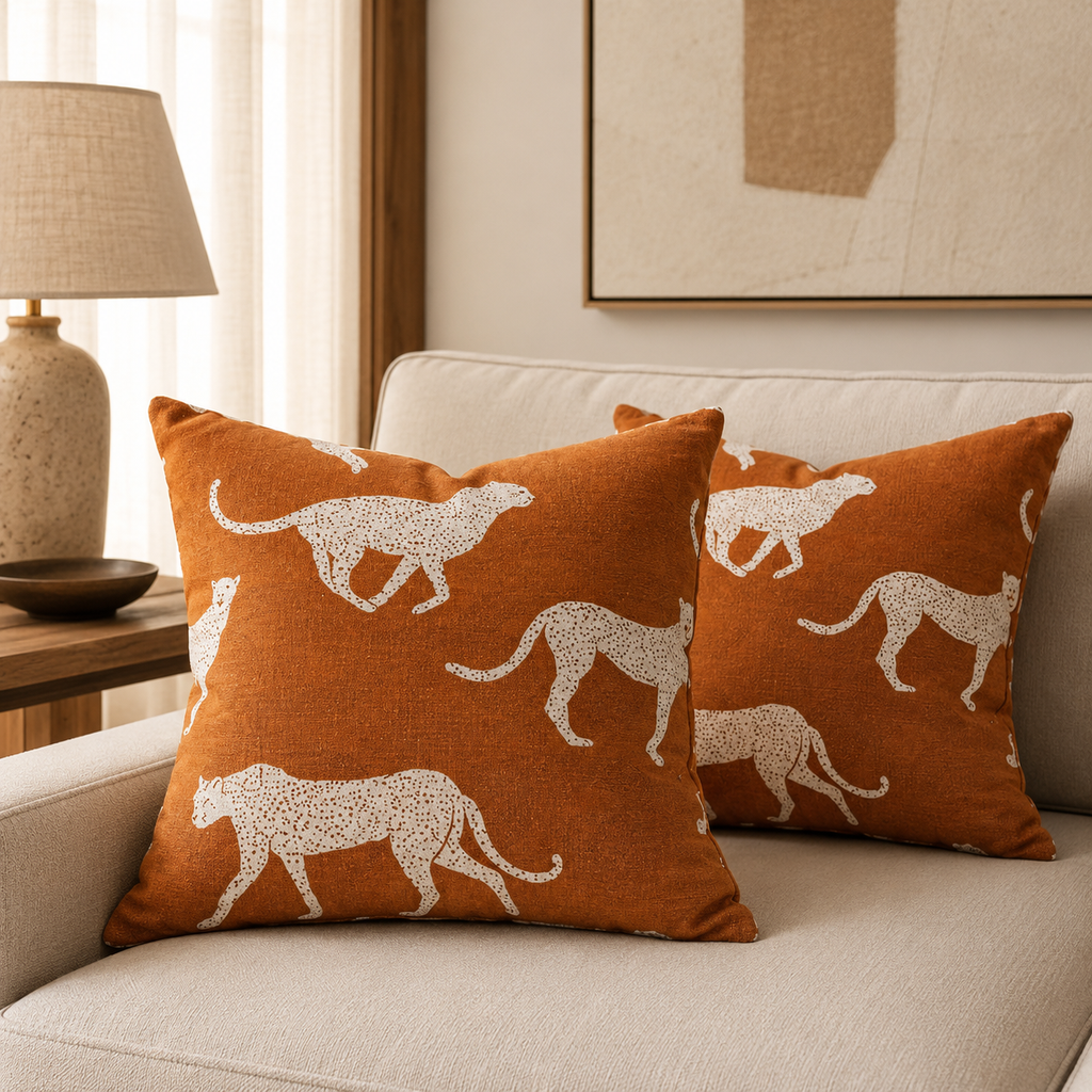 Leopard Luxe Cushions Cover Pack of 2
