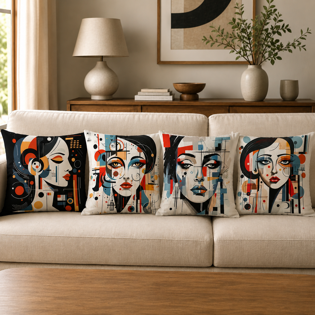 Glitch Doll Cushion Covers Pack Of 4