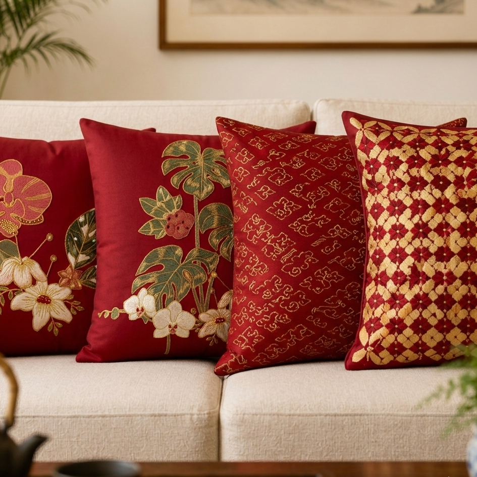 Golden Heritage Series Cushion Cover Pack of 4