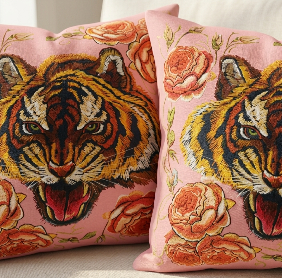 Royal Roar Cushion Cover Pack of 2