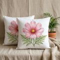 Pink & Earth Premium DTF Printed Cushion Cover Pack of 2