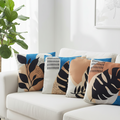 Ocean Palm Cushion Covers Pack of 4