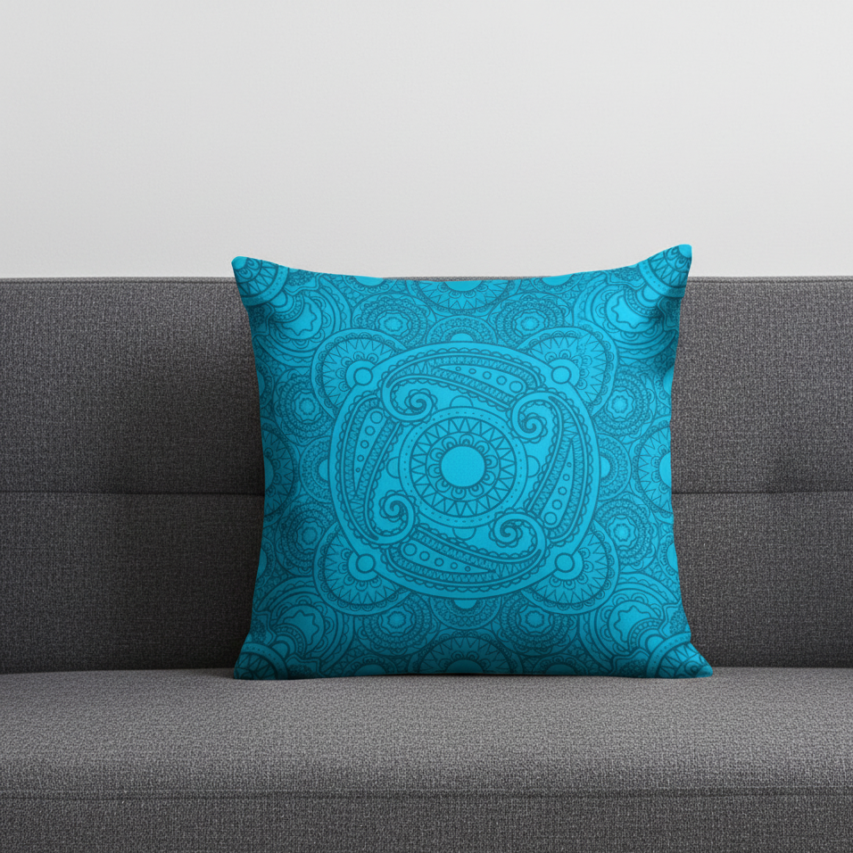 Ocean Flowers Cushion Covers Pack of 4