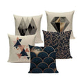Black Bronze Cushion Covers Pack of 5