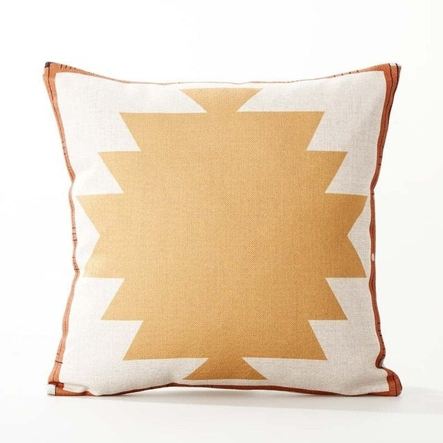 Nordic Sofa Linen Print Cushion Pack 6