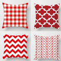 Geometric Striped Cushion Covers Pack 4