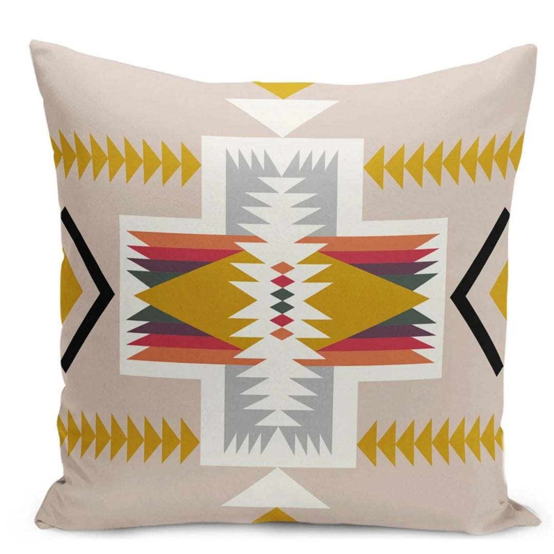 Aztec Patterned Cushion Covers pack of 4