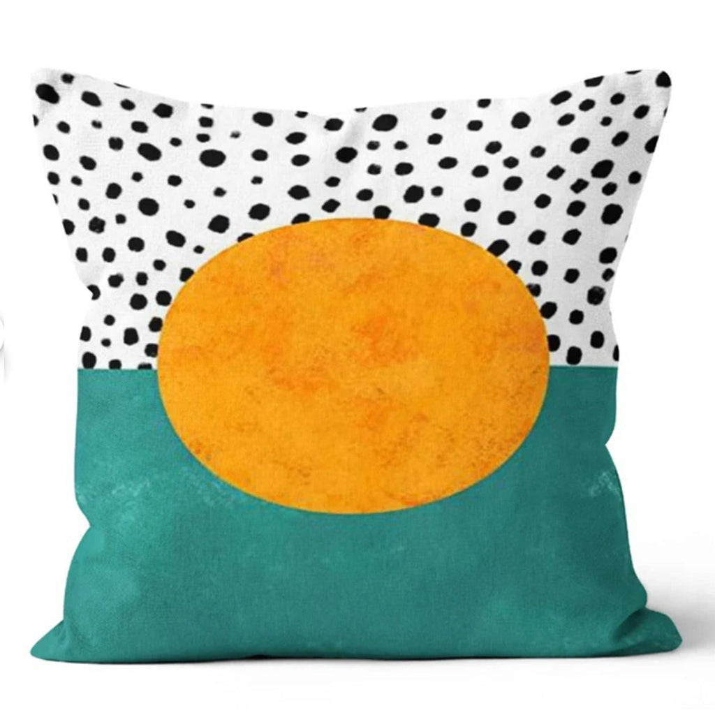 Abstract Ivory Cushion Covers Pack of 4
