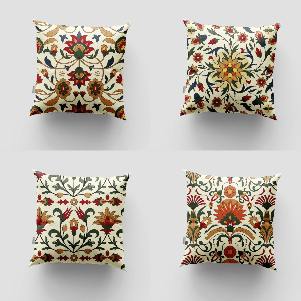Persian Style Throw Covers Pack of 4