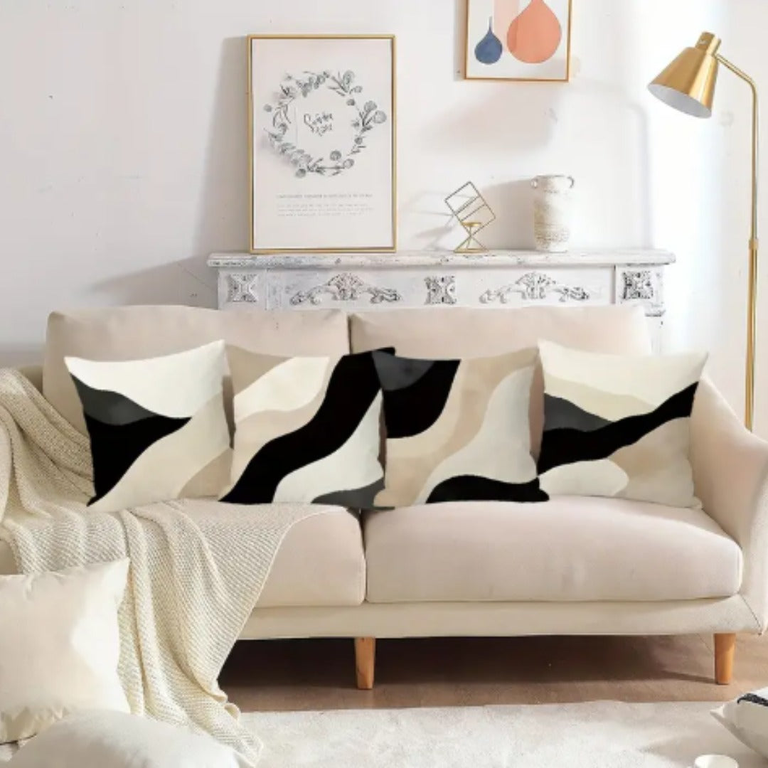 Muted Maze Cushion Covers Pack Of 4