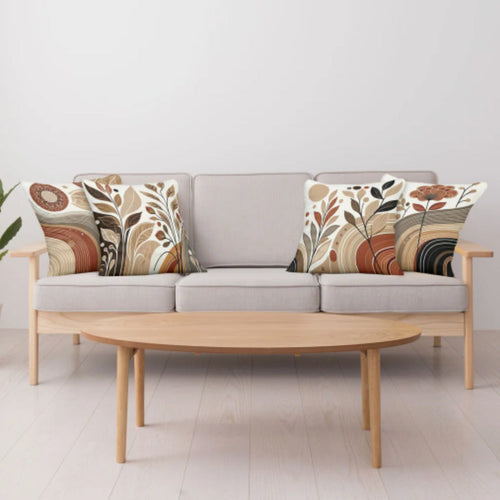 Boho Earthy Terracotta Cushion Covers Pack of 4