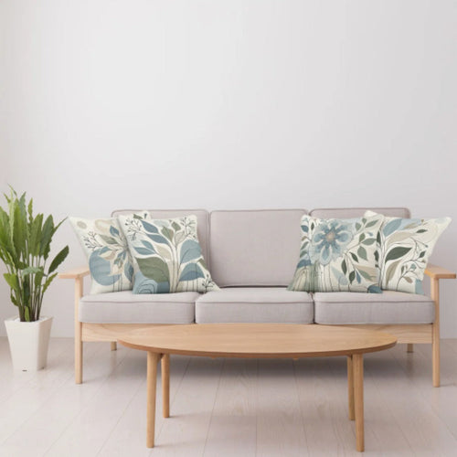 Ambesonne Leaves Cushion Covers Pack Of 4