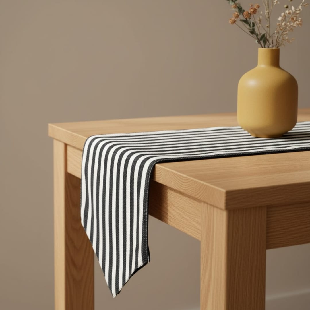 Modern Linen Cloth Table Runner Printed