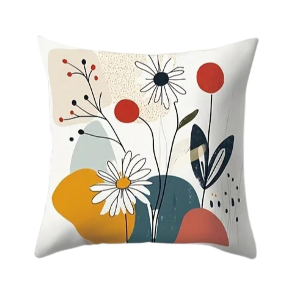 Colorful Floral Cushion Cover Set Pack Of 4