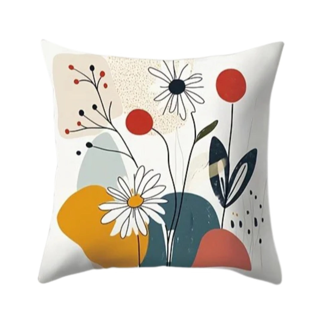 Colorful Floral Cushion Cover Set Pack Of 4