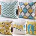 Morocan Blue Bird cushion Pack 5