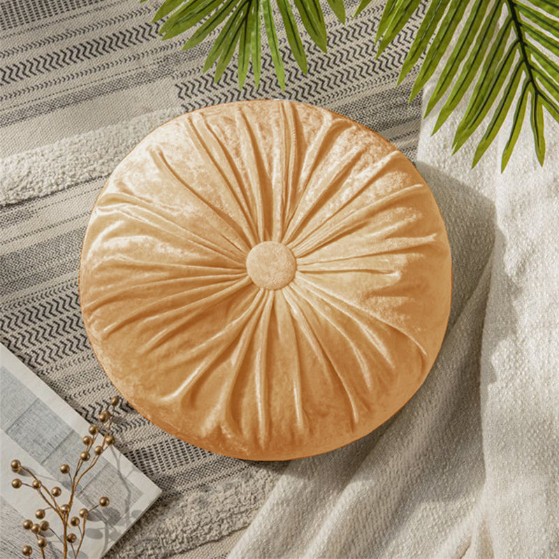 Velvet Round Pumpkin Futon Cushion