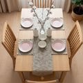 Royal Ash Luxury Table Runner With 4 Mats