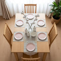 Pure Linen Luxe Table Runner With 4 Mats